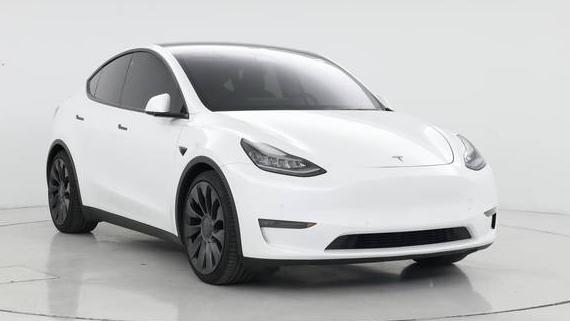 TESLA MODEL Y 2021 5YJYGDEF5MF070216 image